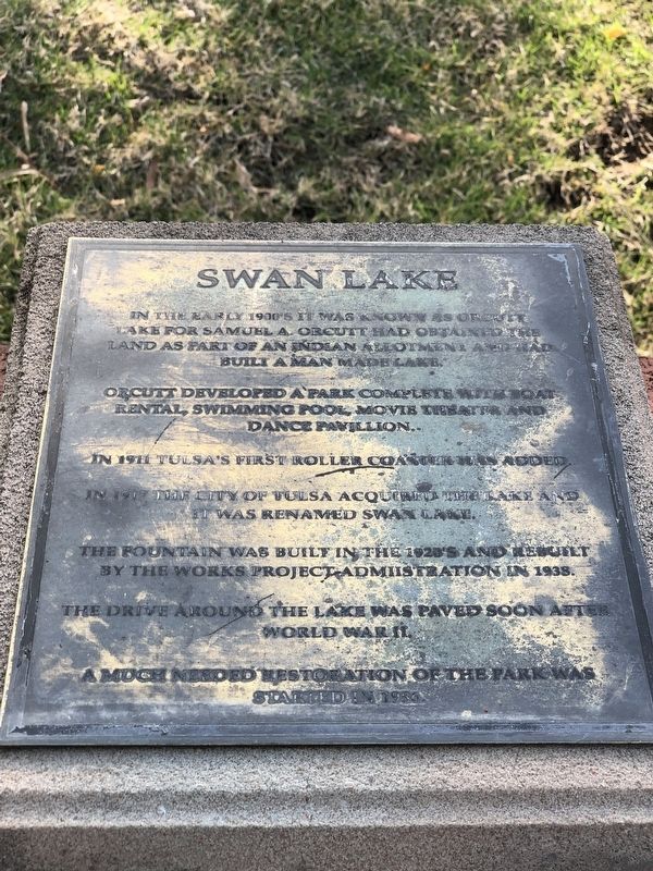 Swan Lake Marker image. Click for full size.