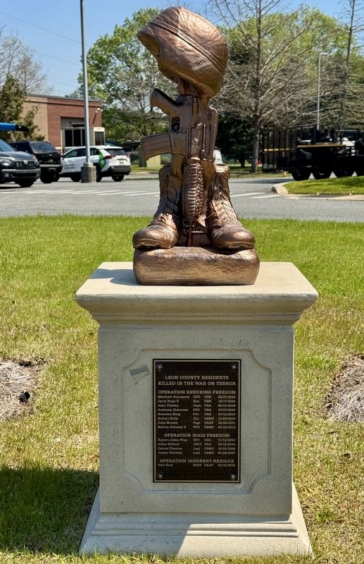Leon County War on Terror Memorial Marker image. Click for full size.