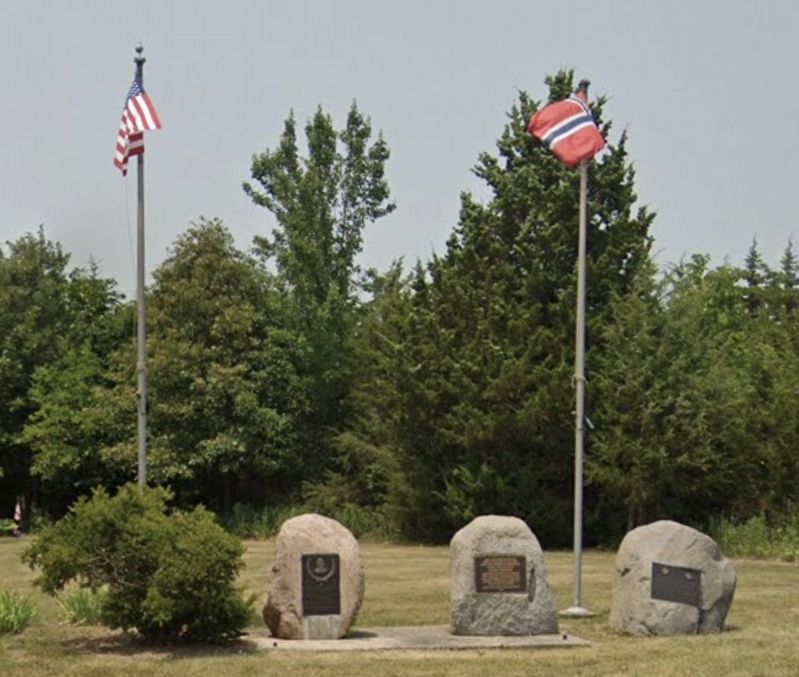 First permanent Norwegian settlement in the US, by pioneers Marker. Click for full size. First permanent Norwegian settlement in the US, by pioneers Marker image. Click for full size.