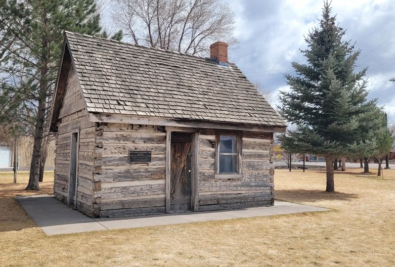 The Kate Lublin Alexander Cabin and Marker. Click for full size. The Kate Lublin Alexander Cabin and Marker image. Click for full size.