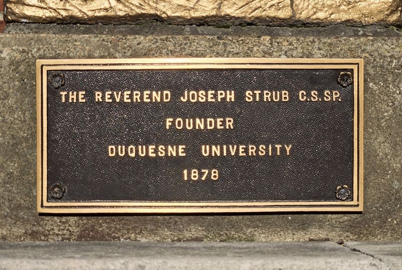Rev. Joseph Strub Marker image. Click for full size.