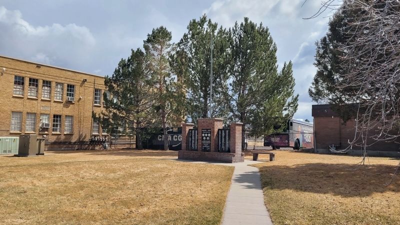 The view of the Panguitch - Hatch Veterans Honor Roll Marker from the street. Click for full size. The view of the Panguitch - Hatch Veterans Honor Roll Marker from the street image. Click for full size.