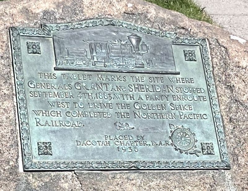 Site Where Generals Grant & Sheridan Stopped Marker. Click for full size. Site Where Generals Grant & Sheridan Stopped Marker image. Click for full size.