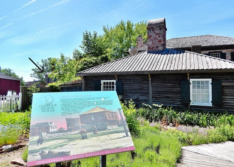Clergue Blockhouse Marker image. Click for full size.