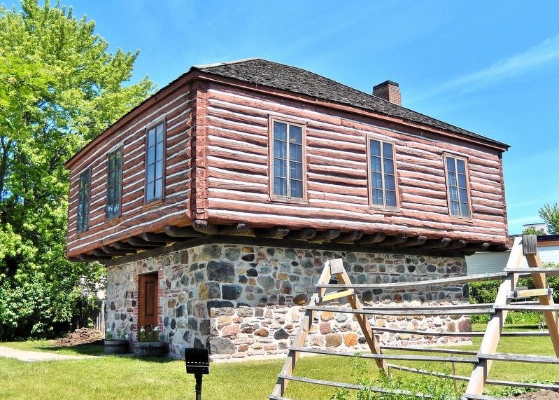 Clergue Blockhouse (<i>southeast elevation</i>) image. Click for full size.