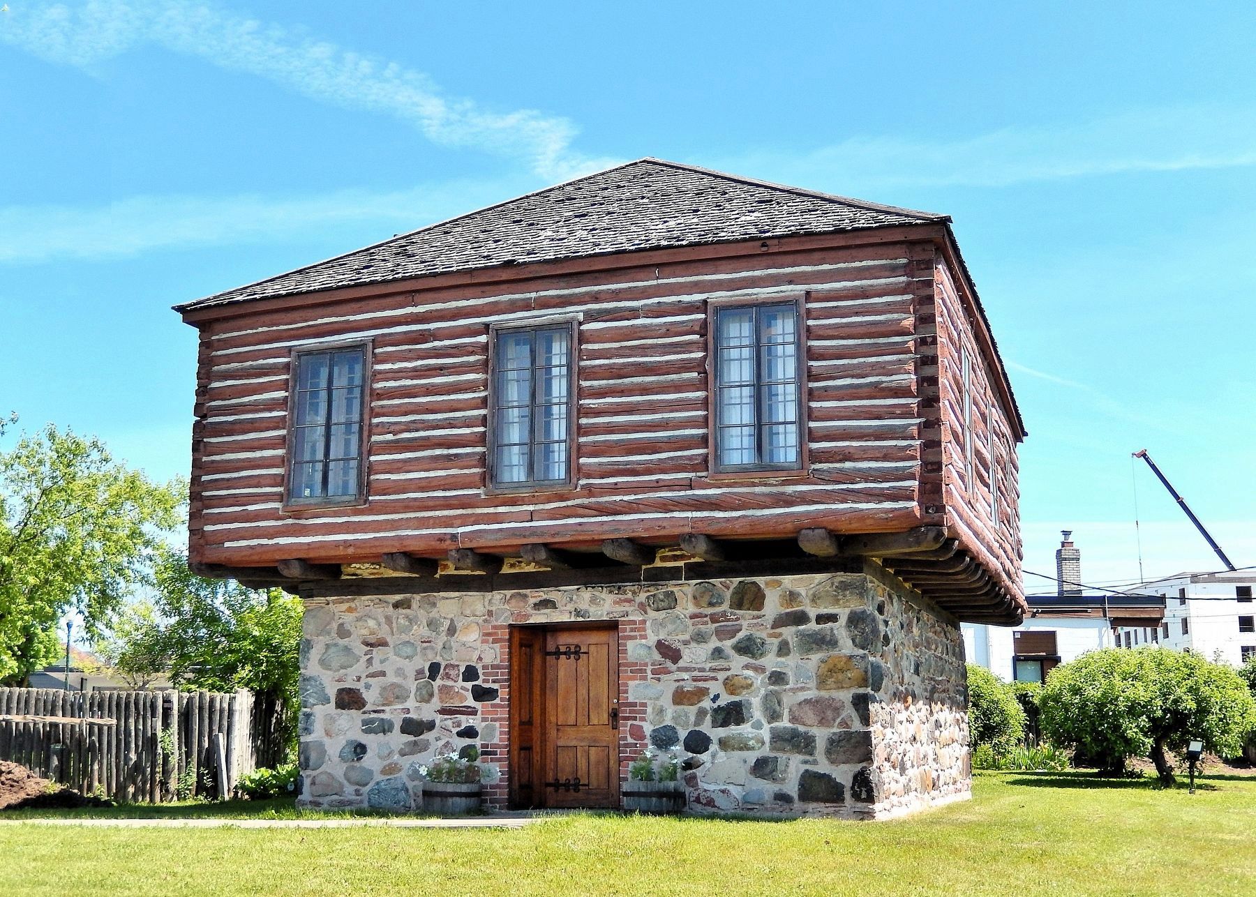 Clergue Blockhouse (<i>south elevation</i>) image. Click for full size.