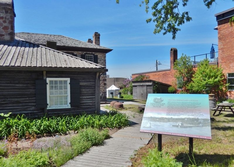 Ermatinger Old Stone House Marker image. Click for full size.