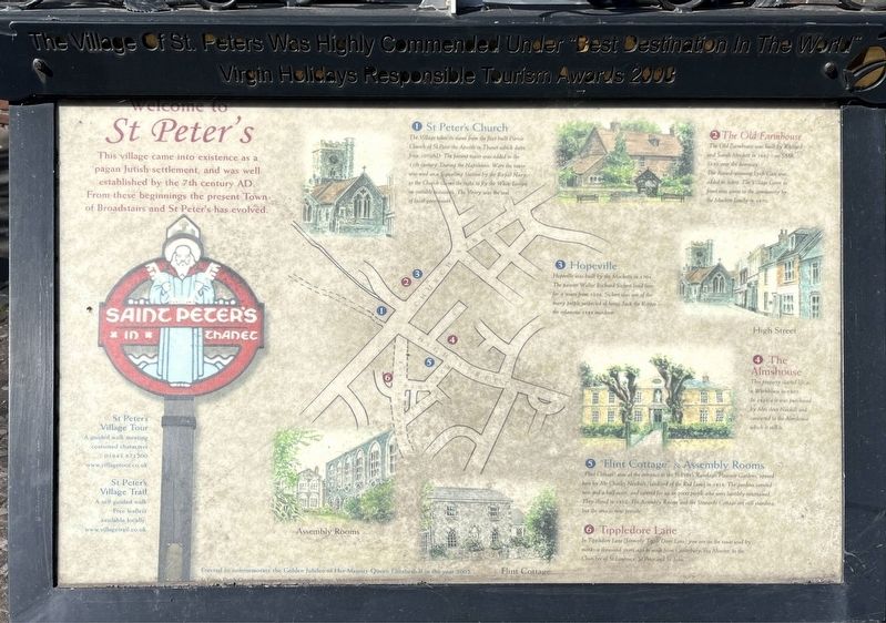 Welcome to St Peter's Marker image. Click for full size.
