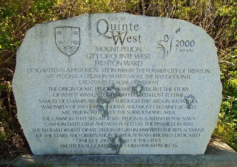 Mount Pelion Marker. Click for full size. Mount Pelion Marker image. Click for full size.