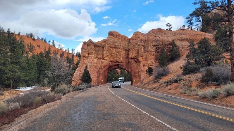 The view of the Red Canyon Tunnel from the Marker (looking west) image. Click for full size.
