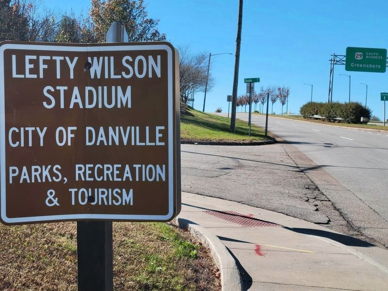 "Lefty" Wilson Stadium Sign image. Click for full size.