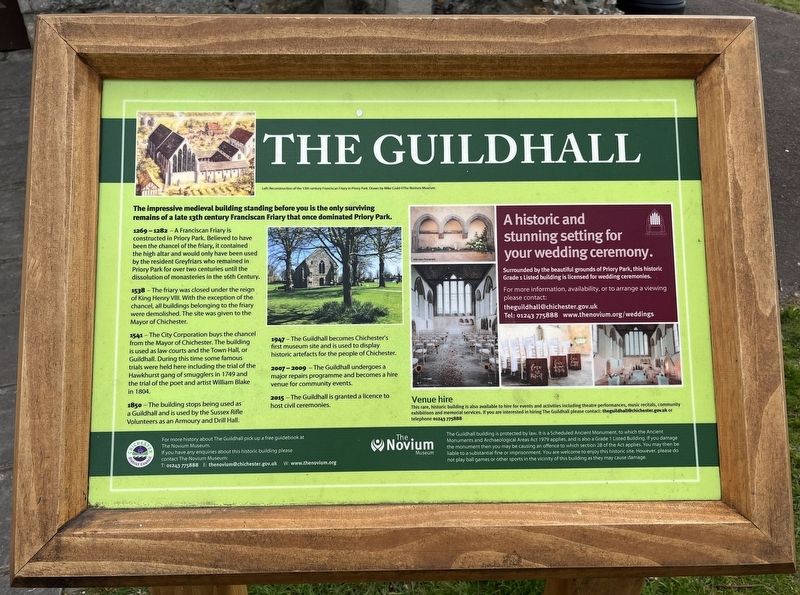 The Guildhall Marker image. Click for full size.