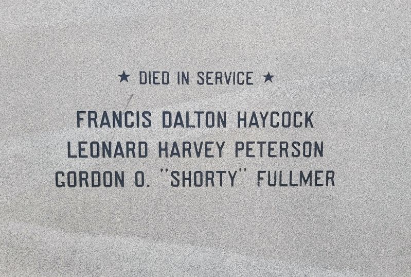 Circleville Veterans Memorial - Reverse Left Panel image. Click for full size.