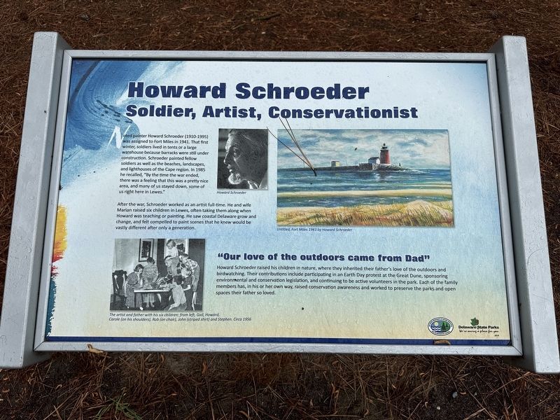 Howard Schroeder Marker image. Click for full size.