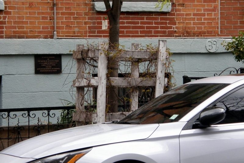Carol Vivian Joyce plaque location. Click for full size. Carol Vivian Joyce plaque location image. Click for full size.