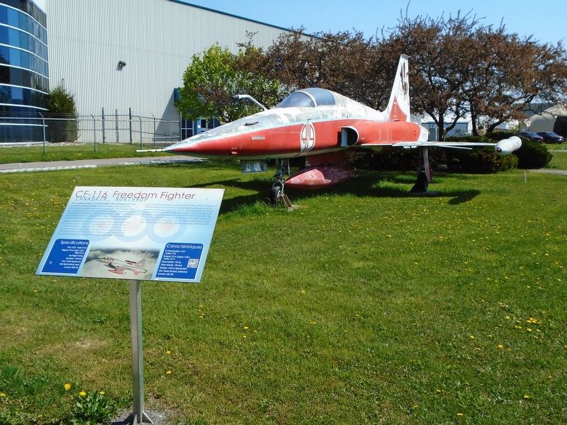 CF-116 Freedom Fighter and Marker. Click for full size. CF-116 Freedom Fighter and Marker image. Click for full size.