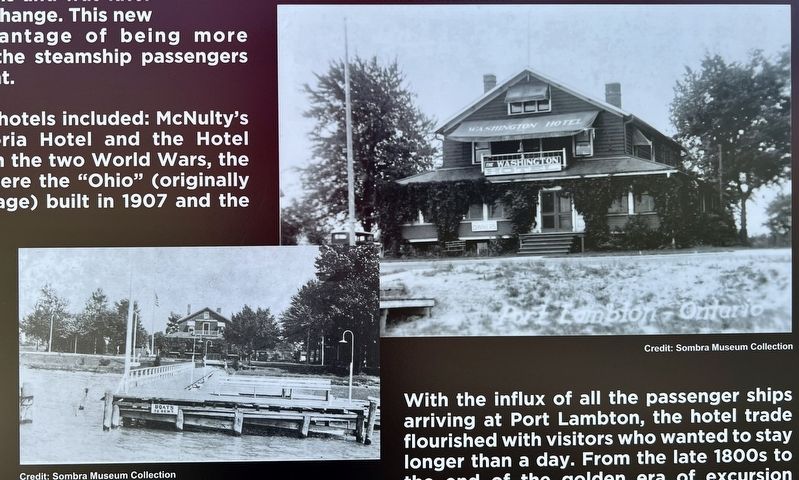 Port Lambton Hotels marker photos detail. Click for full size. Port Lambton Hotels marker photos detail image. Click for full size.
