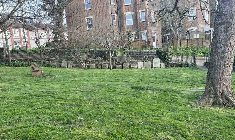 Adjoining park and cemetery. Click for full size. Adjoining park and cemetery image. Click for full size.