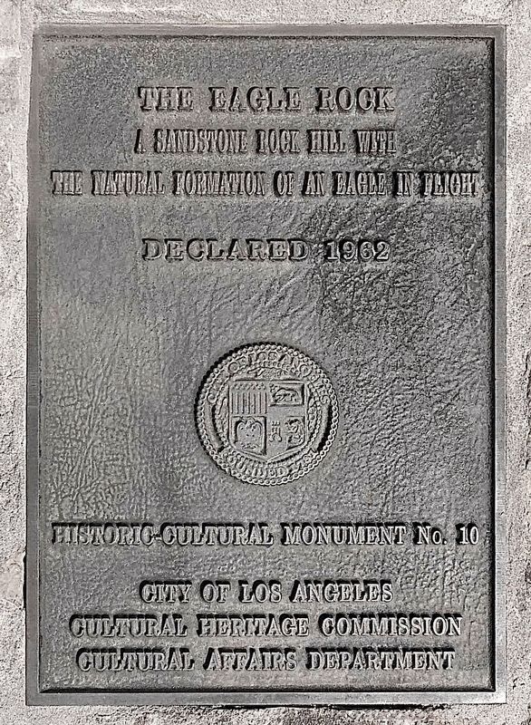 The Eagle Rock Marker. Click for full size. The Eagle Rock Marker image. Click for full size.