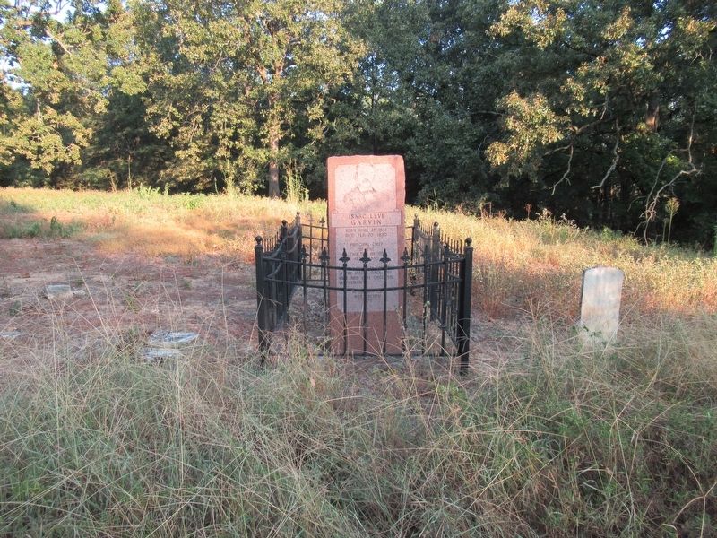 Isaac Levi Garvin Marker. Click for full size. Isaac Levi Garvin Marker image. Click for full size.