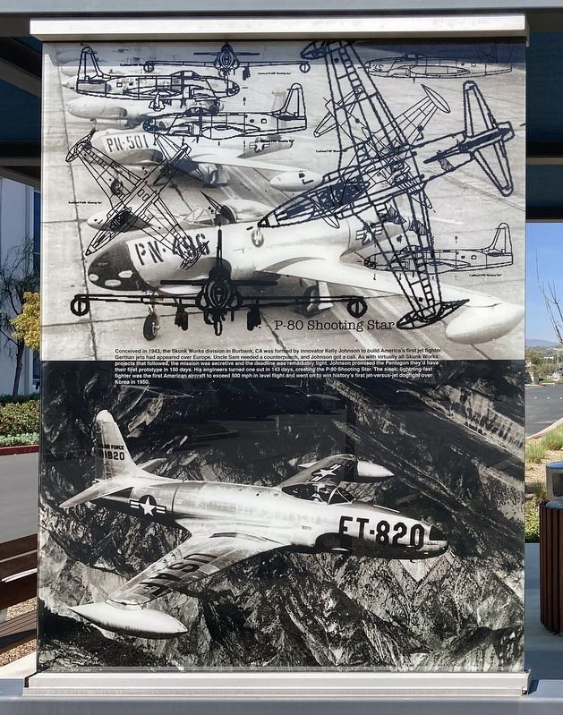 P-80 Shooting Star Marker image. Click for full size.