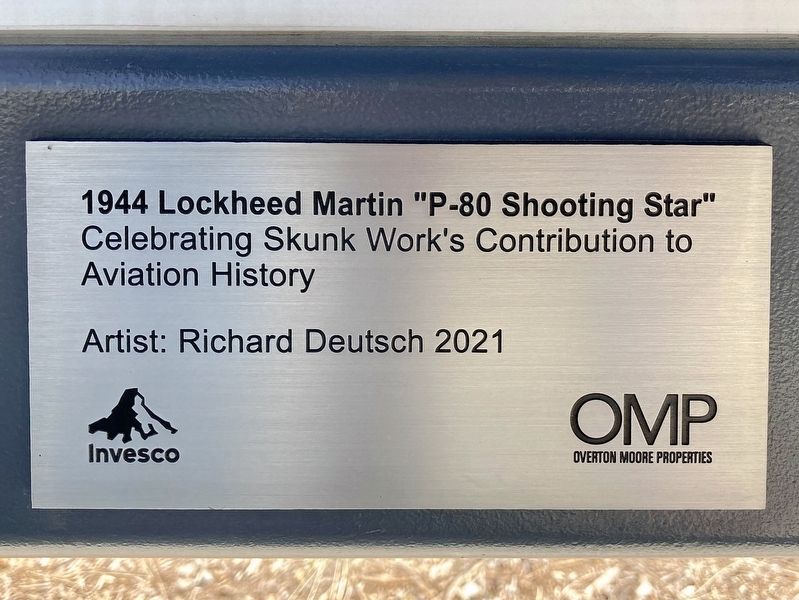 P-80 Shooting Star Marker image. Click for full size.