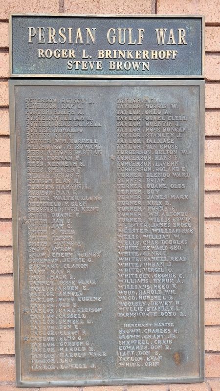Loa Veterans Memorial - 4th Panel image. Click for full size.