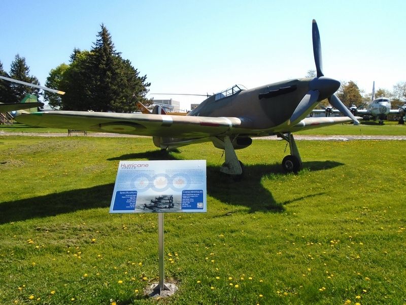 Hurricane and Marker. Click for full size. Hurricane and Marker image. Click for full size.