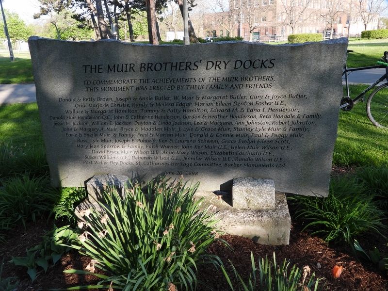 The Muir Brother's Dry Docks Marker - Reverse side. Click for full size. The Muir Brother's Dry Docks Marker - Reverse side image. Click for full size.