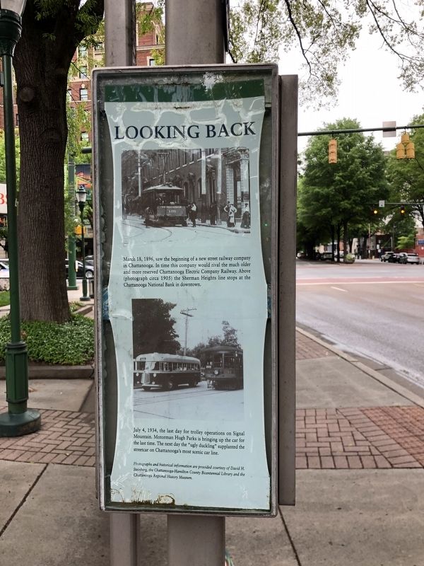 Looking Back Marker. Click for full size. Looking Back Marker image. Click for full size.