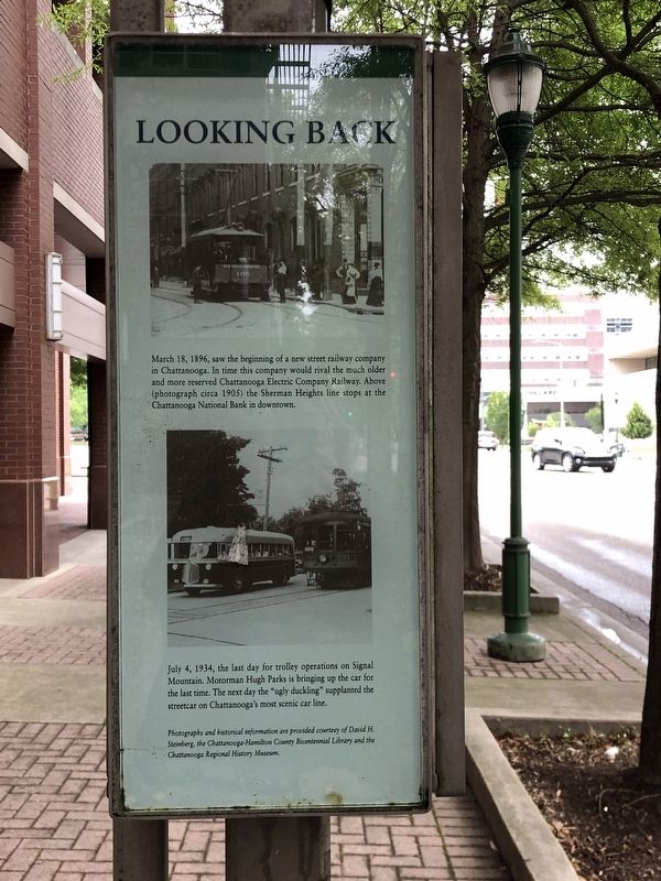 Looking Back Marker. Click for full size. Looking Back Marker image. Click for full size.