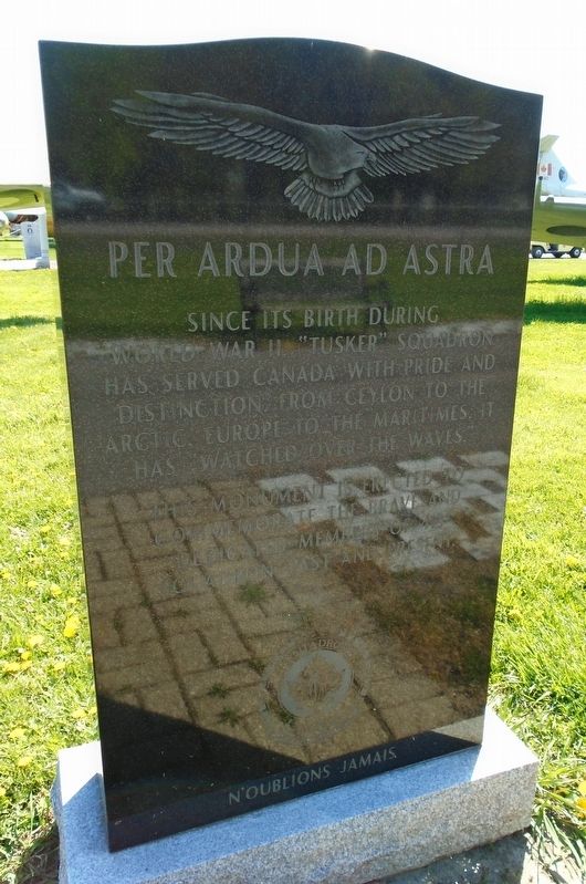 413 "Tusker" Squadron Marker image. Click for full size.