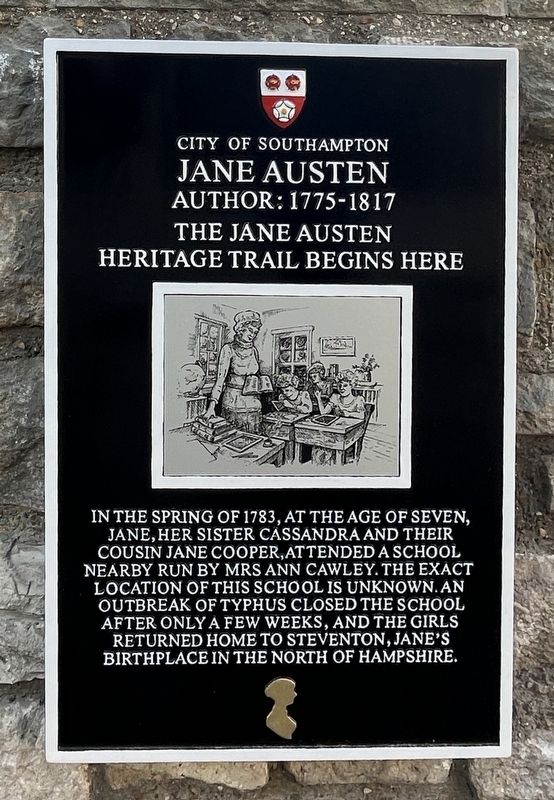 Jane Austen Marker. Click for full size. Jane Austen Marker image. Click for full size.