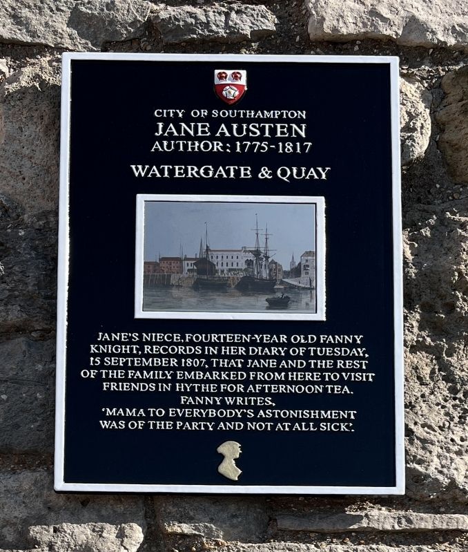 Jane Austen Marker. Click for full size. Jane Austen Marker image. Click for full size.