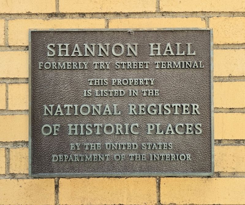 Shannon Hall Marker image. Click for full size.