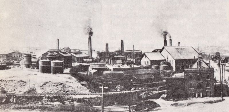 Oil Refineries in Sarnia, 1903 image. Click for full size.