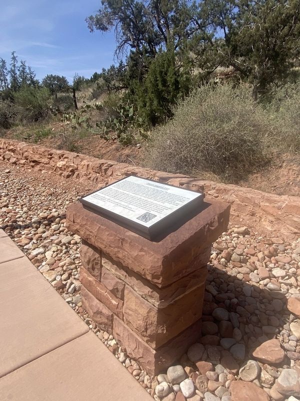 The Historic Irrigation Ditch and Marker image. Click for full size.