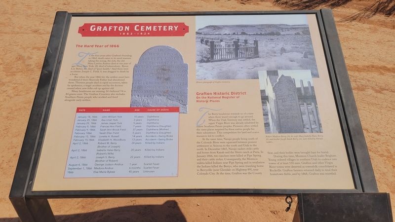 Grafton Cemetery Marker image. Click for full size.