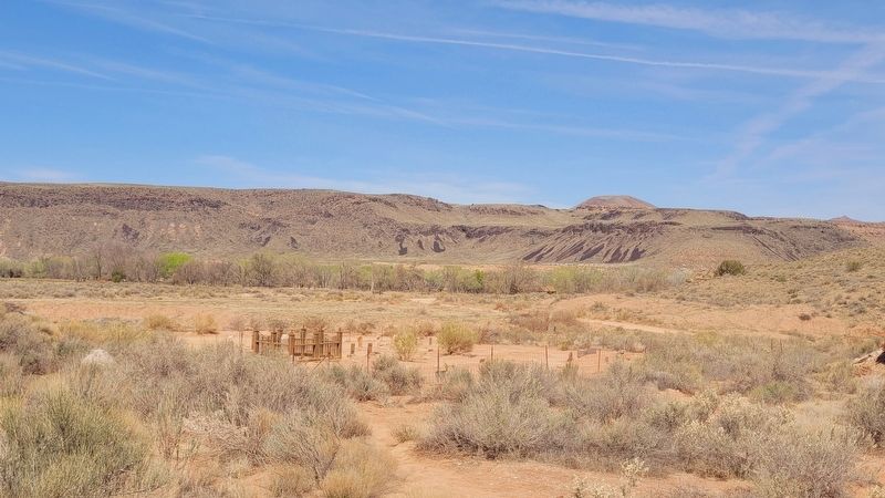 The view of the Grafton Cemetery from the nearby hill image. Click for full size.