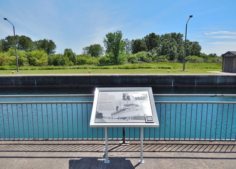 CPR Passenger Ships in the Lock / Paquebots de la CFCP dans l'�cluse Marker image. Click for full size.