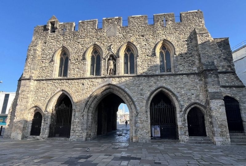 The Bargate. Click for full size. The Bargate image. Click for full size.
