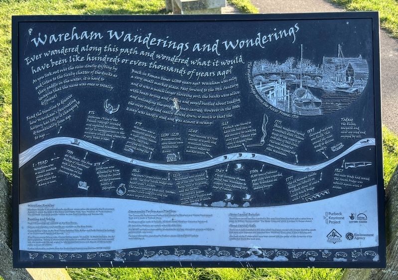 Wareham Wanderings and Wonderings Marker image. Click for full size.