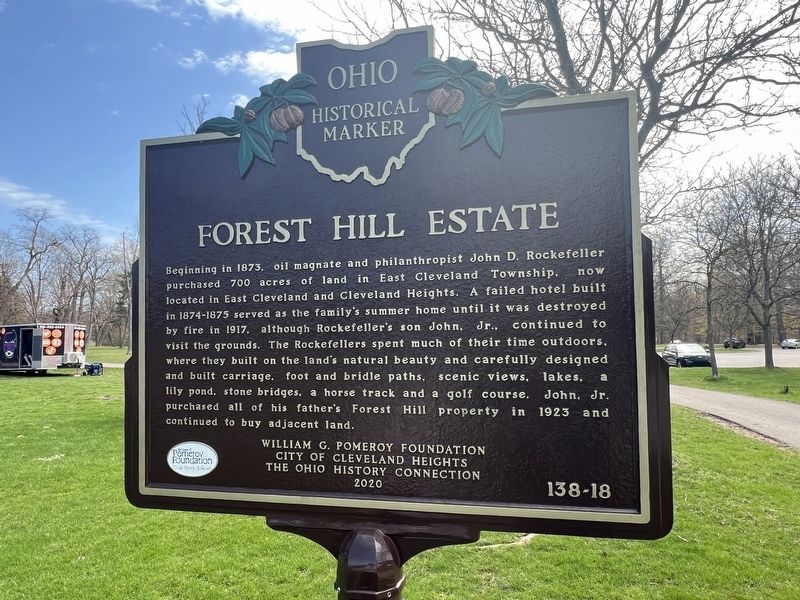 Forest Hill Estate side of marker image. Click for full size.