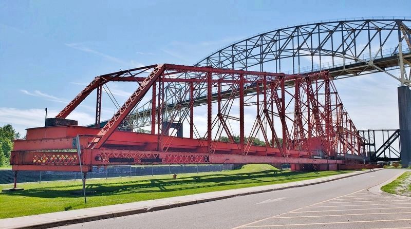 Emergency Swing Bridge Dam (<i>east elevation</i>). Click for full size. Emergency Swing Bridge Dam (<i>east elevation</i>) image. Click for full size.