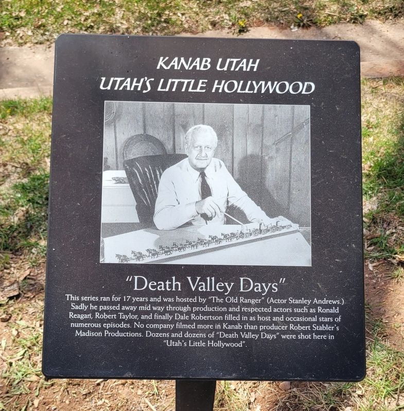"Death Valley Days" Marker image. Click for full size.