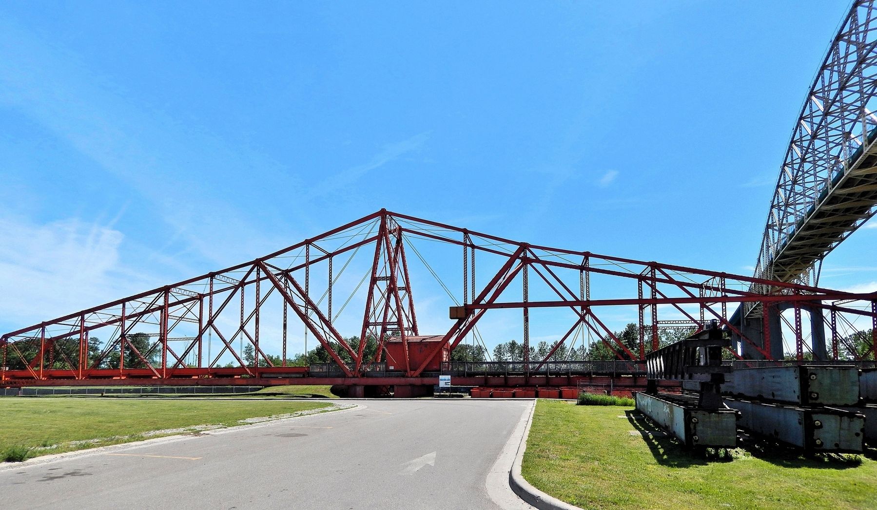 Emergency Swing Bridge Dam (<i>north elevation</i>). Click for full size. Emergency Swing Bridge Dam (<i>north elevation</i>) image. Click for full size.