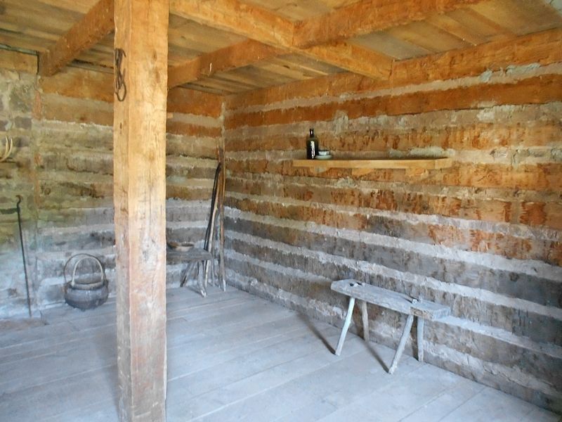 Slave Quarters interior image. Click for full size.