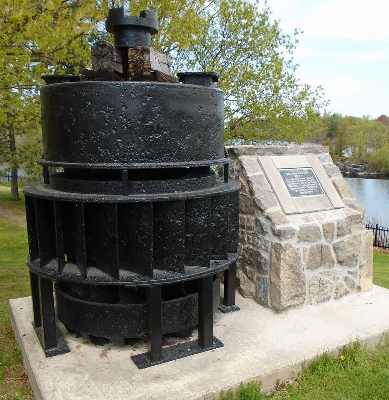 McLachin Grist Mill Turbine and Marker. Click for full size. McLachin Grist Mill Turbine and Marker image. Click for full size.