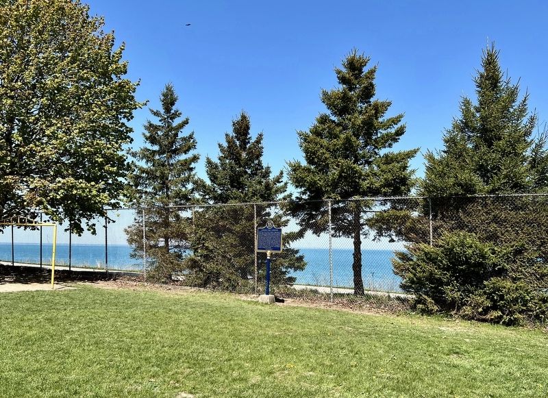 Canada’s First Commune Marker. Click for full size. Canada’s First Commune Marker image. Click for full size.