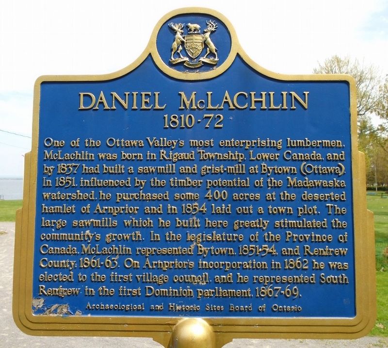 Daniel McLachlin Marker. Click for full size. Daniel McLachlin Marker image. Click for full size.